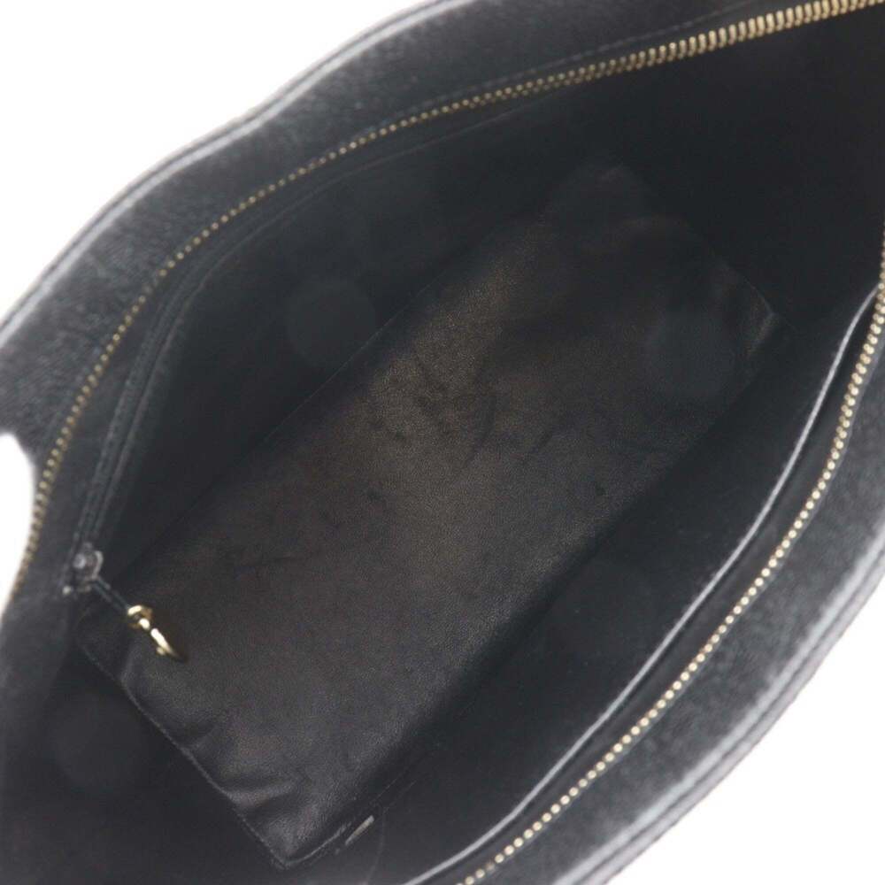 CHANEL Black Caviar Leather Logo Tote Bag - Picture 6 of 12